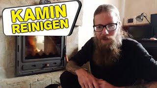 Kaminscheibe reinigen  Kamin reinigen🔥✨ undweg2016  Unser Leben in Bulgarien🇧🇬 [upl. by Mcarthur995]