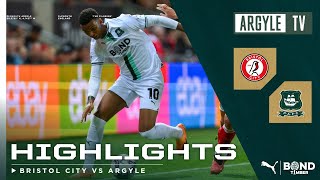 Bristol City v Plymouth Argyle highlights [upl. by Hildie]