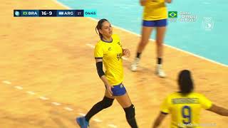 ASSUNÇÃO 2022  Brasil vence Argentina e conquista medalha de ouro no Handebol Feminino [upl. by Gilmour]