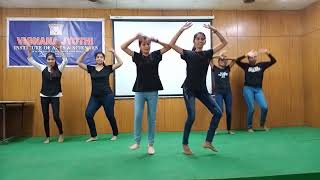 BBA 1st Year girls group dance performance VJIAS decennial celebrations and Azadi ka amruth mahostav [upl. by Molini]