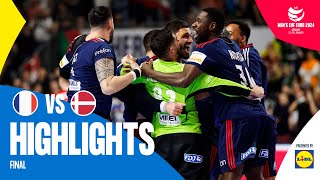 What a CRAZY final  France vs Denmark  Highlights  Mens EHF EURO 2024 [upl. by Alram]