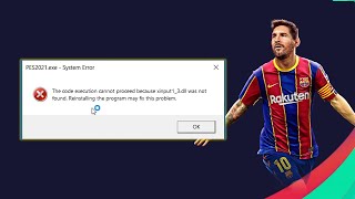 Easy How to fix xinput 13dll was not found error in PES 2021 [upl. by Nraa]