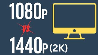 1080p vs 1440p 2K Screen Resolutions [upl. by Naeruat]