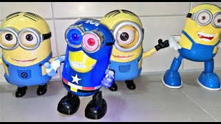 Minions amp Captain America YMCA ba ba ba banana song [upl. by Anahcar775]