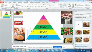 Pirámide alimenticia en power point [upl. by Notxap]