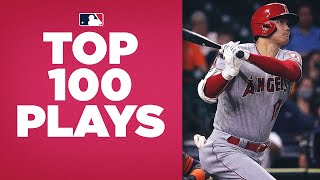 The Top 100 Plays of 2021  MLB Highlights [upl. by Ruenhs]