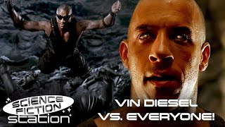 Riddick vs Lord Marshall Necromonger  The Chronicles Of Riddick  Science Fiction Station [upl. by Nnylg]