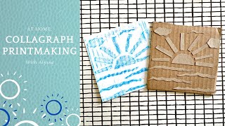 Collagraph Printmaking at Home [upl. by Simsar]