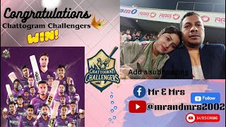 Congratulations Chattogram challengers foryou subscribe follow vlog couplegoals minivlog [upl. by Cassy131]