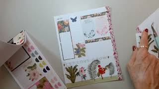 Sept 30  Oct 6  Dashboard Layout  Happy Planner Feathers amp Flowers [upl. by Leumhs]