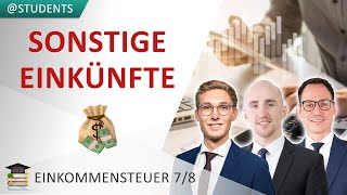 Sonstige Einkünfte §§ 22 23 EStG Renten amp private Veräußerungsgewinne  Einkommensteuer 78 [upl. by Agretha747]