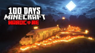 I Survived 100 Days in a Zombie PLANE CRASH in Minecraft Hardcore [upl. by O'Gowan]