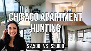 CHICAGO APARTMENT HUNTING W PRICES  2500 vs 3000 [upl. by Dasha667]