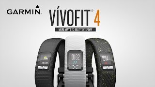 vívofit 4 Activity Tracker with 1 Year Battery Life [upl. by Akinohs]