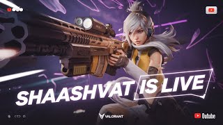 🔴 Valorant Grind for silver with NEW SKIN in Live with Shaashvat Gamerz in INDIA [upl. by Nnahgaem]