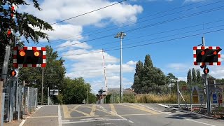 Chesterton Level Crossing Cambridgeshire [upl. by Arahas]