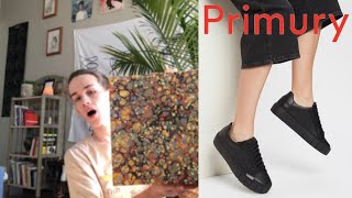 PRIMURY SNEAKERS UNBOXING  REVIEW [upl. by Ellsworth]