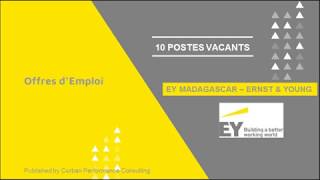 Recrutement pour EY Madagascar par Corban Performance Consulting [upl. by Carothers981]