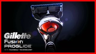 Gillette Fusion ProGlide Flexball Razor  Shaving Gel Limited Edition UNBOXING [upl. by Shuman]