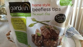 Gardein Beefless Tips Review [upl. by Alrahc]