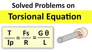 Torsion Torque Power Angle of Twist Polar Moment of Inertia Modulus of RigiditySolved Problem [upl. by Nylanej]