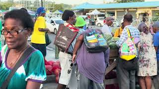 Saturday Morning Market  “Action your backside”  Antigua and Barbuda September 2 2023 [upl. by Idnew936]