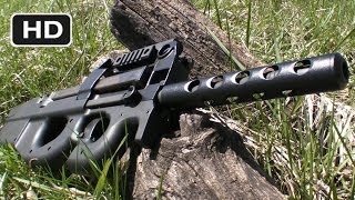 FN 57x28mm PS90 in Action 300 Milk Jugs HD [upl. by Jethro23]