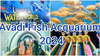 Avadi Fish Aquarium Exhibition 2024Exotic FishesridesFun ActivitiesUnder water acquarium [upl. by Dnilasor]