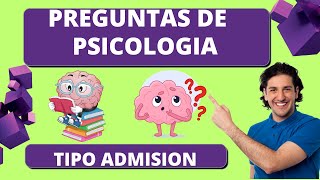 20 preguntas de psicologia tipo examen de admision 2023 [upl. by Danyelle176]