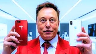 Elon Musk quotMy New Tesla Phone Will DESTROY iPhonequot [upl. by Razec]