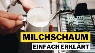 Wie schäumt man Milch richtig auf Latte Art lernen Teil 1 [upl. by Amikat]