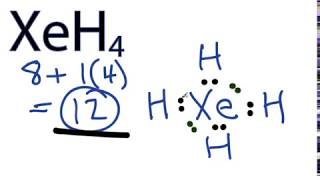 XeH4 Lewis Structure  How to Draw the Lewis Structure for XeH4 [upl. by Anitnoc]