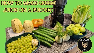 How to Make Green Juice on a Budget  Detoxifying amp VitaminRich [upl. by Anilos]