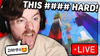 BEATING THE HARDEST TOWER IN ROBLOX LIVE [upl. by Cargian]