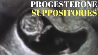 Progesterone Suppositories Used During Pregnancy [upl. by Inalan211]