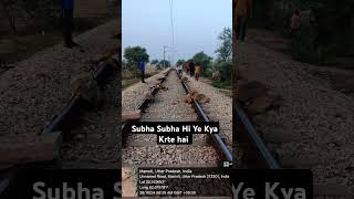 Derail Krne ki Khoshish traindiaries stupidpublic vlog accident trainaccidentnews indianrail [upl. by Mcdonald]