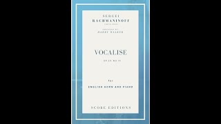 Vocalise Rachmaninoff for English Horn and Piano [upl. by Eelsew]