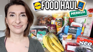 XXL Food HAUL🍗 🍏🍎🍦  Wocheneinkauf bei LIDL HOFER amp MERKUR  DIANA DIAMANTA [upl. by Fredek]