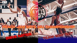 Peach Jam 16U Boys Championship  Team Why Not vs Drive Nation  ESPN Broadcast Highlights [upl. by Htidirem]