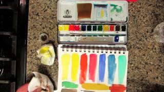 Schmincke Watercolors Review amp Demo [upl. by Hanonew494]