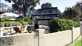 Review of the luxury house in Vinewood Hills in GTA 5 [upl. by Egidio]