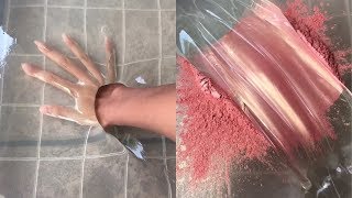 Clear slime  most satisfying slime ASMR video compilation [upl. by Yeknarf]