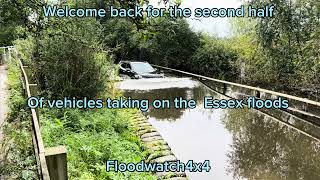 Vehicles vs Essex flooding part 2 [upl. by Yuji]