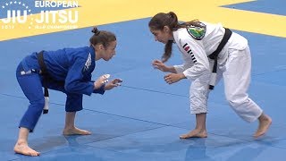 Mayssa Bastos vs Serena Gabrielli  European Championship 2019 [upl. by Oirramed501]