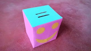 how to make a piggy bank from cardboard  gullak banane ka tareka  गुल्लक कैसे बनाएं soartcraft [upl. by Lisabet]