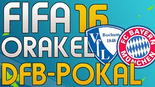 VFL BOCHUM vs BAYERN MÜNCHEN  FIFA 16 DFBPOKAL ORAKEL  Lets Play Fifa Gameplay [upl. by Ahtnammas]