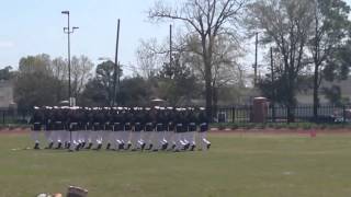 Marine Barracks Washington battle Color Detachment in Algiers [upl. by Ahsieni]