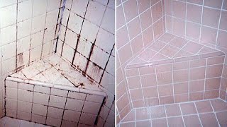 HOW TO CLEAN BATHROOM TILES AT HOME [upl. by Ahl]