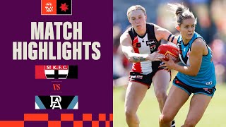 St Kilda v Port Adelaide Highlights  Round 3 2023  AFLW [upl. by Sula]