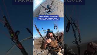 Terrifying moment paraglider falls out of the sky [upl. by Hewes]